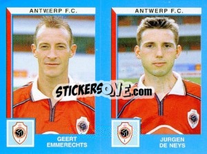 Cromo Geert Emmerchts / Jurgen De Neys