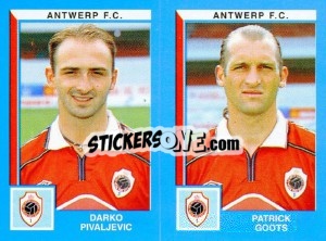 Cromo Darko Pivaljevic / Patrick Goots - Football Belgium 1999-2000 - Panini