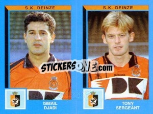 Sticker Ismail Djadi / Tony Sergeant - Football Belgium 1999-2000 - Panini
