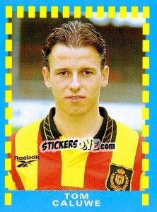 Sticker Tom Caluwe - Football Belgium 1999-2000 n. 2 - Panini