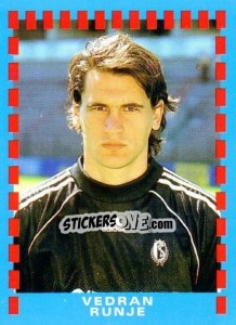 Cromo Vedran Runje - Football Belgium 1999-2000 - Panini