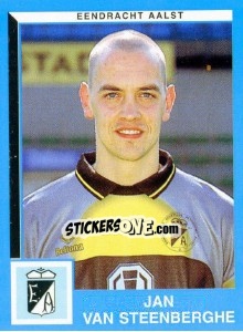 Sticker Jan Van Steenberghe - Football Belgium 1999-2000 - Panini