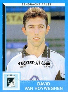 Sticker David Van Hoyweghen - Football Belgium 1999-2000 - Panini