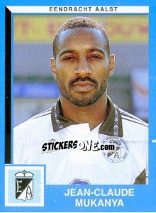 Cromo Jean-Clauide Mukanya - Football Belgium 1999-2000 n. 16 - Panini