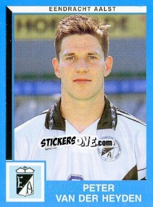 Sticker Peter Van Der Heyden - Football Belgium 1999-2000 - Panini