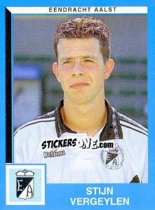 Sticker Stijn Vergeylen - Football Belgium 1999-2000 - Panini
