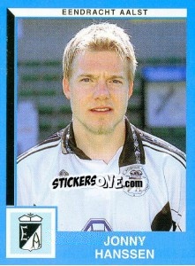 Sticker Jonny Hanssen - Football Belgium 1999-2000 - Panini