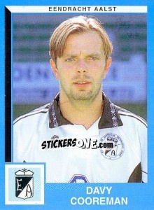 Sticker Davy Cooreman - Football Belgium 1999-2000 - Panini