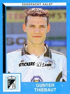Sticker Gunter Thiebaut - Football Belgium 1999-2000 - Panini