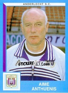 Cromo Aime Anthuenis - Football Belgium 1999-2000 n. 28 - Panini