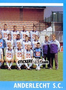 Figurina Team - Football Belgium 1999-2000 n. 30 - Panini