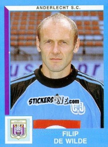 Sticker Filip De Wilde - Football Belgium 1999-2000 n. 31 - Panini