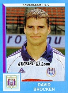 Sticker David Brocken - Football Belgium 1999-2000 - Panini