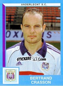 Cromo Bertrand Crasson - Football Belgium 1999-2000 - Panini