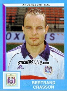 Sticker Bertrand Crasson - Football Belgium 1999-2000 n. 33 - Panini