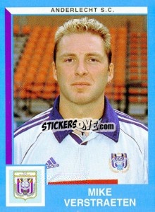 Sticker Mike Verstraeten - Football Belgium 1999-2000 n. 36 - Panini