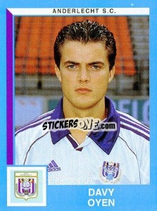 Sticker Davy Oyen - Football Belgium 1999-2000 - Panini