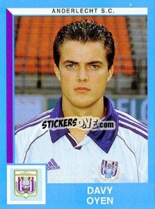 Sticker Davy Oyen - Football Belgium 1999-2000 n. 38 - Panini