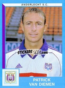 Sticker Patrick Van Diemen - Football Belgium 1999-2000 n. 39 - Panini