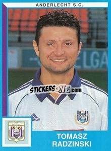 Sticker Tomasz Radzinski - Football Belgium 1999-2000 - Panini