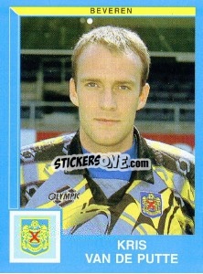 Sticker Kris Van de Putte - Football Belgium 1999-2000 - Panini