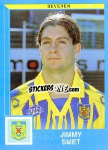 Sticker Jimmy Smet - Football Belgium 1999-2000 - Panini