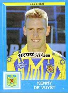 Sticker Kenny De Vuyst - Football Belgium 1999-2000 n. 55 - Panini