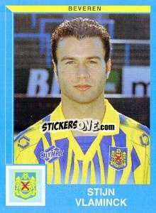 Sticker Stijn Vlaminck - Football Belgium 1999-2000 n. 57 - Panini