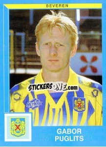 Sticker Gabor Puglits - Football Belgium 1999-2000 n. 58 - Panini