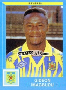 Sticker Gideon Imagbudu - Football Belgium 1999-2000 n. 60 - Panini