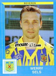 Sticker Werry Sels - Football Belgium 1999-2000 - Panini