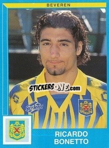 Sticker Ricardo Bonetto - Football Belgium 1999-2000 n. 63 - Panini