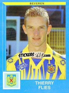 Sticker Thierry Flies - Football Belgium 1999-2000 n. 65 - Panini
