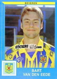 Sticker Bart Van Den Eede - Football Belgium 1999-2000 n. 66 - Panini