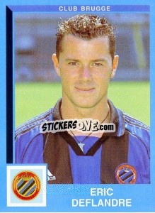 Sticker Eric Deflandre - Football Belgium 1999-2000 n. 72 - Panini