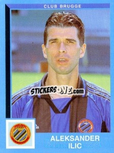 Figurina Aleksander Ilic - Football Belgium 1999-2000 n. 73 - Panini
