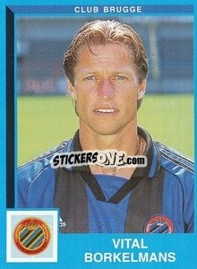 Sticker Vital Borkelmans - Football Belgium 1999-2000 - Panini