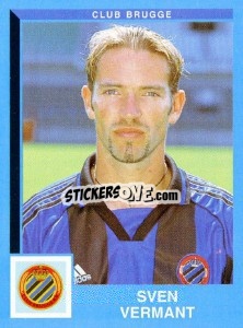 Sticker Sven Vermant - Football Belgium 1999-2000 - Panini