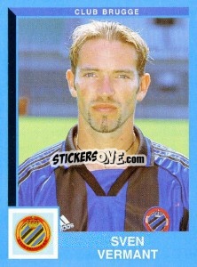 Figurina Sven Vermant - Football Belgium 1999-2000 n. 80 - Panini