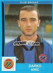 Sticker Darko Anic - Football Belgium 1999-2000 n. 81 - Panini