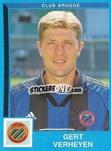 Sticker Gert Verheyen - Football Belgium 1999-2000 n. 82 - Panini