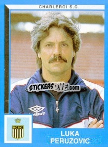 Sticker Luka Peruzovic - Football Belgium 1999-2000 n. 88 - Panini
