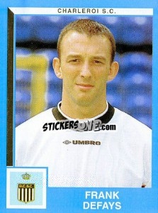 Sticker Frank Defays - Football Belgium 1999-2000 - Panini