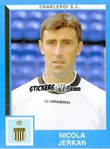 Sticker Nicola Jerkan - Football Belgium 1999-2000 - Panini