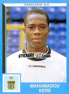 Cromo Mahamdou Kere - Football Belgium 1999-2000 n. 97 - Panini