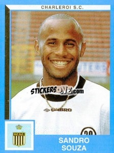 Sticker Sandro Souza - Football Belgium 1999-2000 - Panini