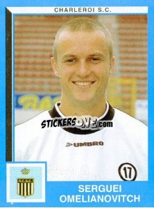 Sticker Sergeui Omelianovitch - Football Belgium 1999-2000 - Panini