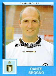 Sticker Dante Brogno - Football Belgium 1999-2000 - Panini