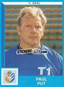 Sticker Paul Put - Football Belgium 1999-2000 n. 108 - Panini