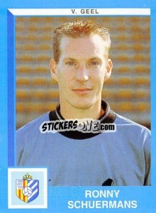 Sticker Ronny Schuermans - Football Belgium 1999-2000 - Panini